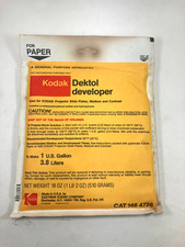 KODAK Dektol Developer 18oz, Makes 1 Gallon, unopened bag Cat 146 4726