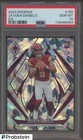 2024 Panini Phoenix Ice #198 Jayden Daniels Commanders RC Rookie PSA 10