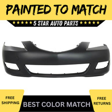 Painted To Match For 2004-2006 Mazda 3 Sedan Front Bumper