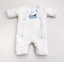 Baby Merlin’s Magic Sleepsuit Swaddle Transition Size 3-6 Months Cream White