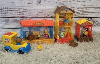 Vintage 1975 MATTEL Preschool HUB BUBS Happy Hollow Playset COMPLETE