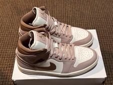 Jordan Air Jordan 1 Mid Napolitan Rosa Blanco Marrón Para Mujer BQ6472-620
