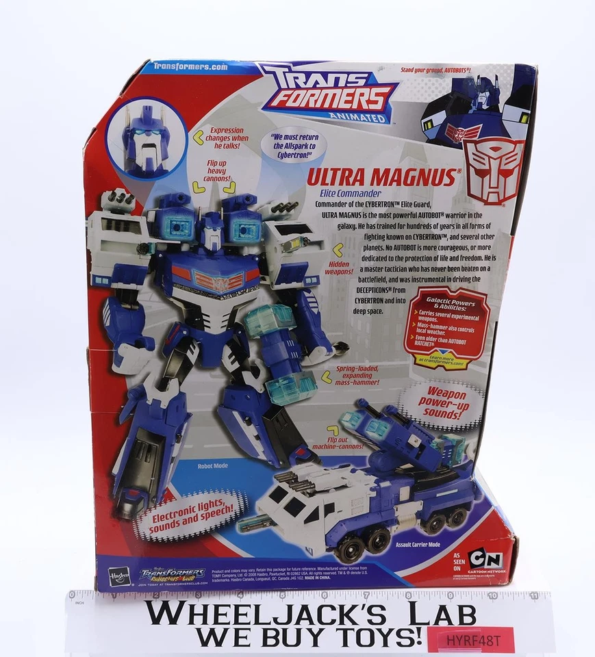 Ultra Magnus Leader Class Animated Transformers NEW Hasbro 2008 NEW SEALED - Image 3 of 4