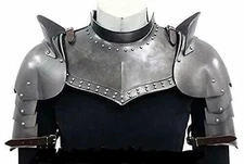 Medieval Knight Steel LARP Breastplate Cuirass Body Armor.  Material - 18 guage