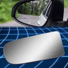 For 87-93 Ford Mustang Driver Left Side Door Rear View Mirror Glass Replacement