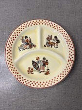 VINTAGE C.P. CO CROWN PORCELAIN BABY YOUTH 7.5" FEEDING DISH
