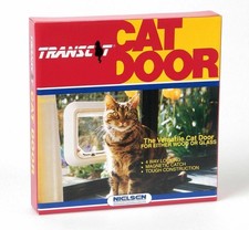 Transcat Lockable Pet Door For Cats  Small Dogs White 