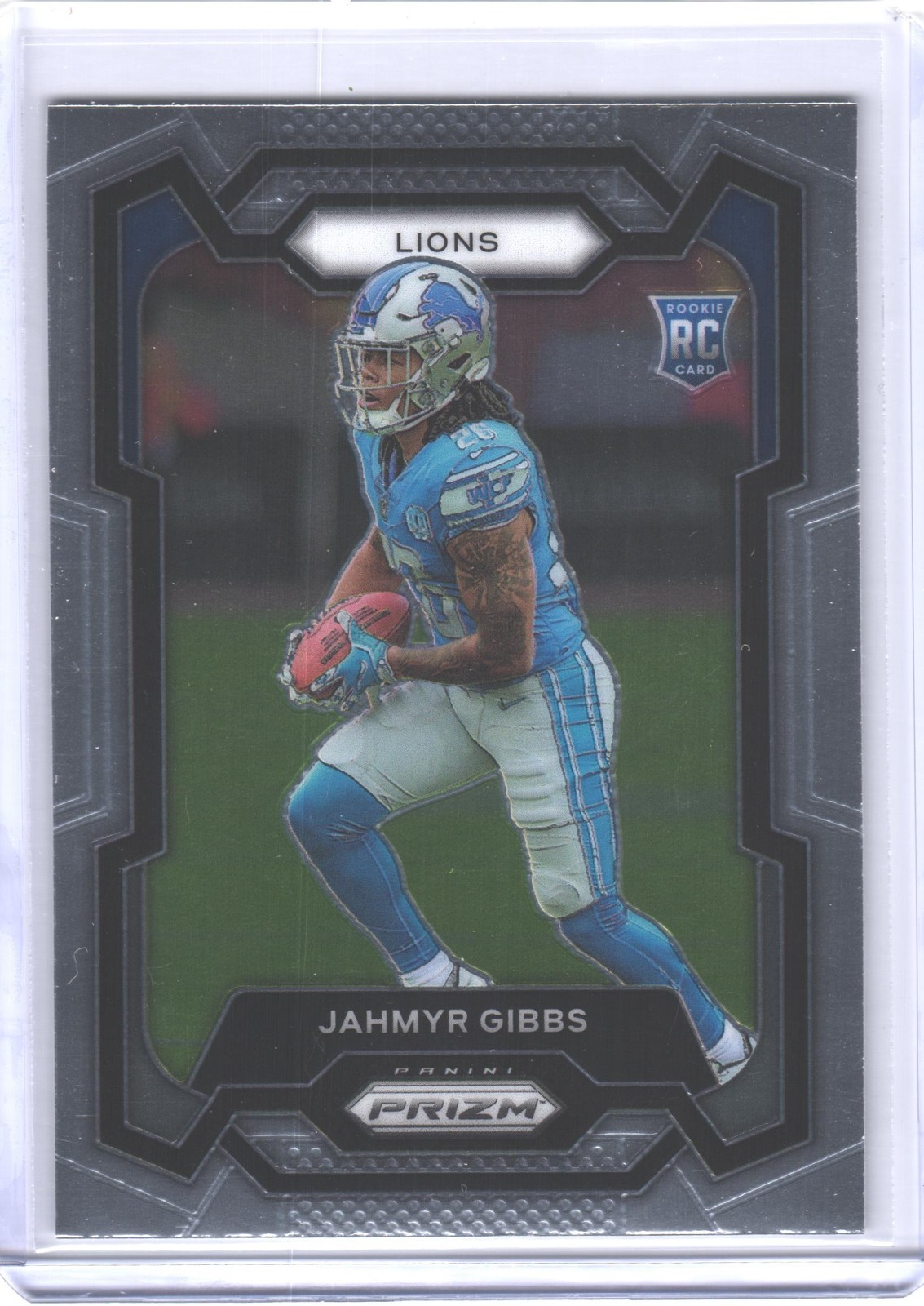2023 Panini Prizm #331 Jahmyr Gibbs Silver Rookie MINT Detroit Lions