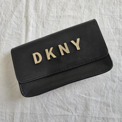 DKNY Belt Purse Bag Fanny Pack Black Loops For Belt NO Belt Included 6.5''x4''