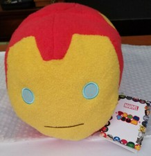 MARVEL IRON MAN-LARGE SIZE-14 INCHES-STUFFED TSUM TSUM -DISNEY STORE-AUTHENTIC