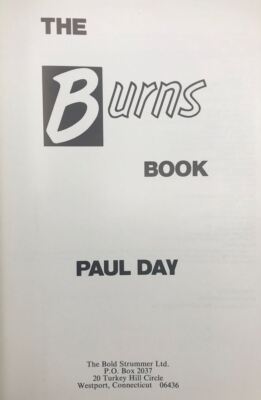 THE BURNS BOOK, by Paul Day - 1990 - 1960s Guitars - Ormston-Burns
