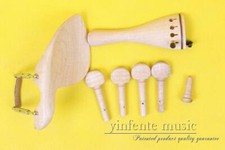 Violin Fittings luxurious maple pegs Tailpiece Chin Rest, End Pin