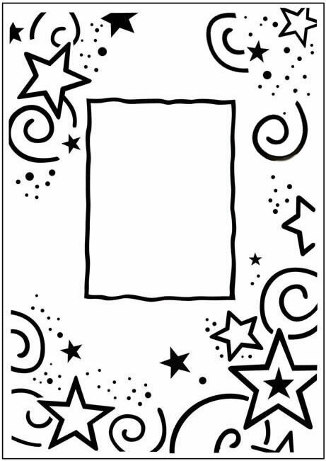 CRAFTS TOO Embossing Folder - Stars Frame CTFD3031 Embossing Folder Free UK P&P