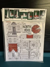 Paper Models International PMI card model kit NORTH-HEAD LIGHT-HOUSE New Sealed