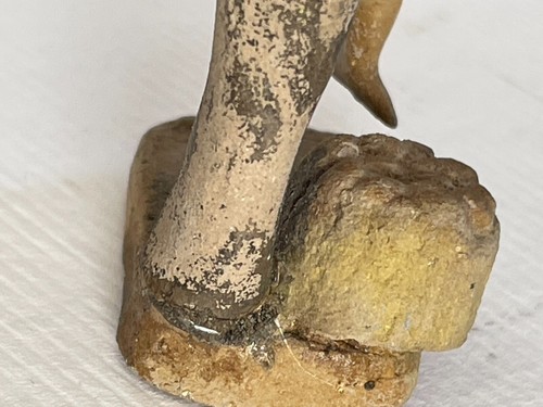 1900's ANTIQUE MEXICAN FOLK ART CLAY CACTUS APPLE HARVESTER FIGURE + ONE - Picture 11 of 19
