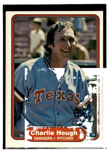 Charlie Hough Trading Cards