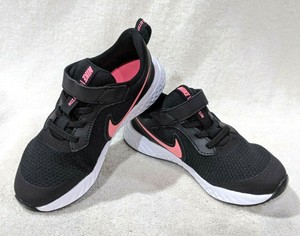 Nike Revolution 5 (PSV) Black/Pink Girl's Running Shoes-Size 11/12/13C/2/3Y  NWB | eBay