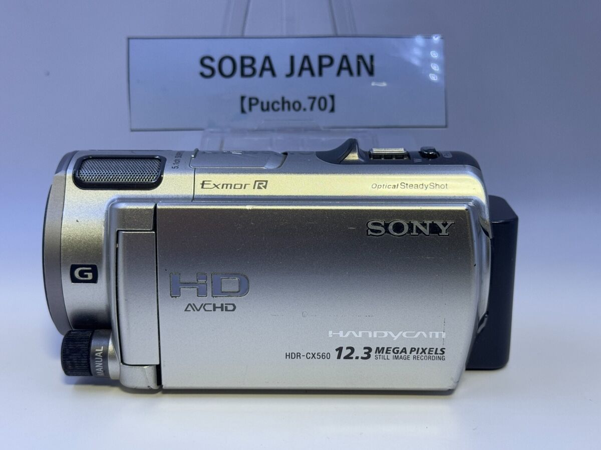 SONY HDR-CX560V Digital Video Camera Handycam Silver Japan SONY HDR-CX560V Digital Video Camera Handycam Silver Japan