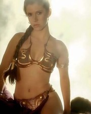 Sexy IMPRESIÓN FOTOGRÁFICA 8x10 de Carrie Fisher Princesa Leia