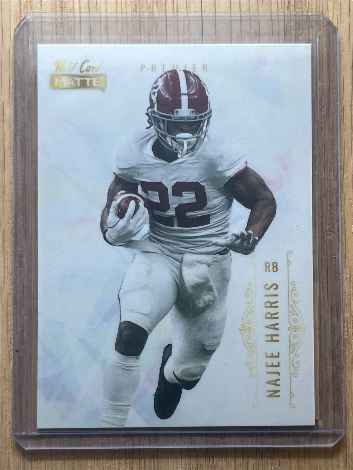 Najee Harris - 2021 Wild Card Matte White Premier #MBC-9