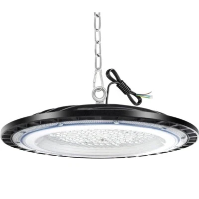 BENOVO CAMPANA LED UFO FARO LUCE INDUSTRIALE 300W LAMPADA 4000K-6500K SOSPENSIONE IP65