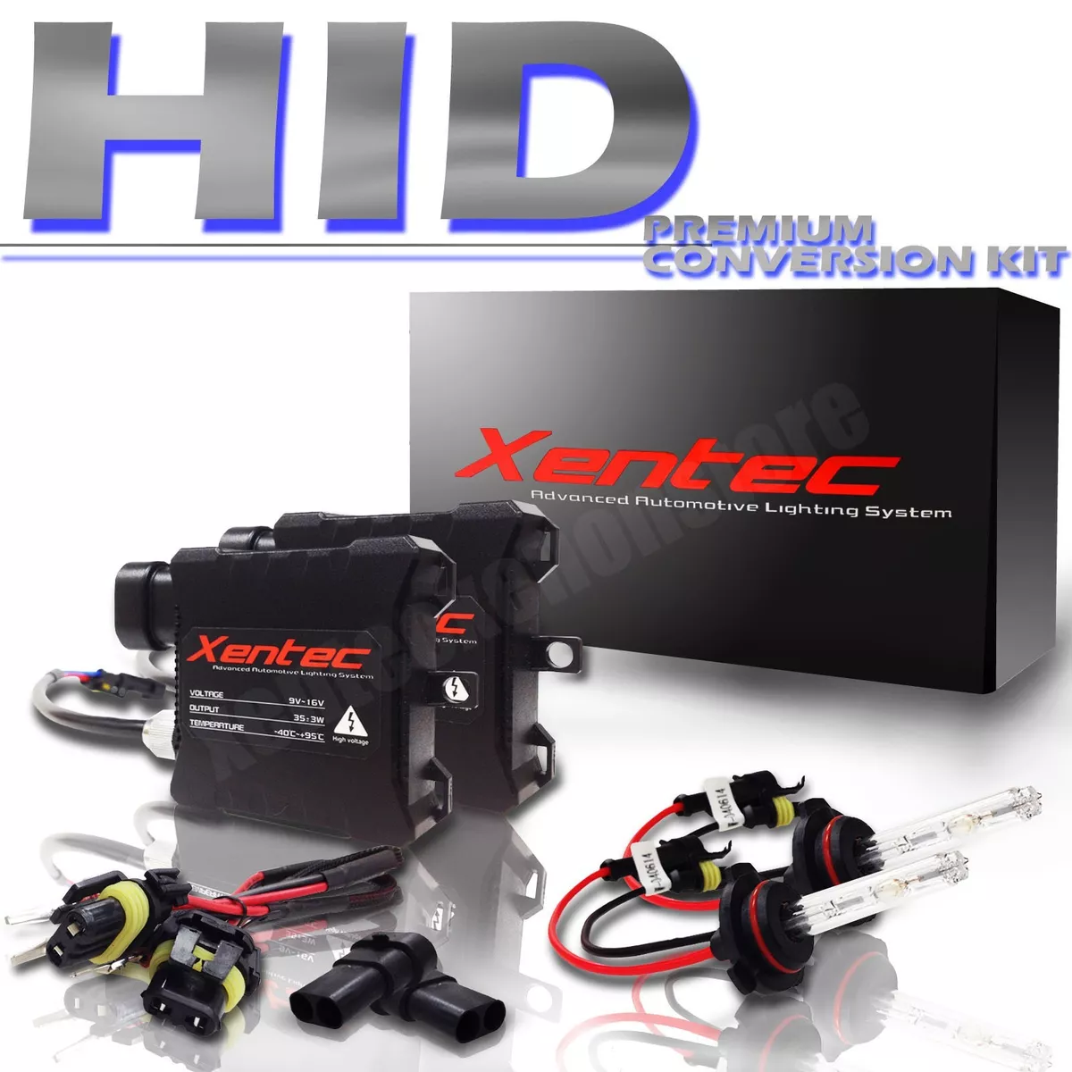 HID KIT for Car Headlight Fog Lights Xenon Bright Blue White Bulbs +  Ballasts