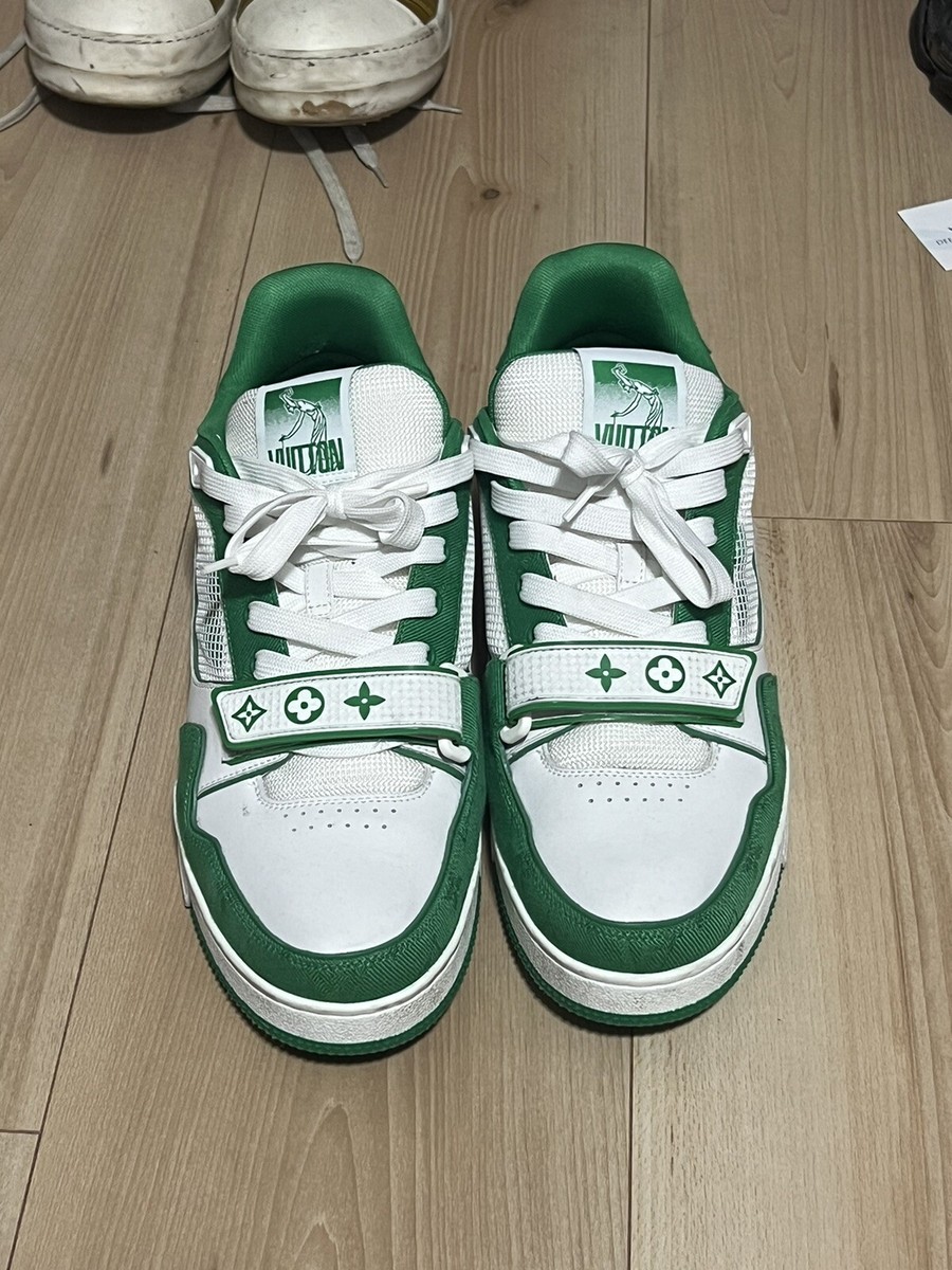 LOUIS VUITTON デッキシューズ Louis Vuitton Skate Sneakers Green | eBay