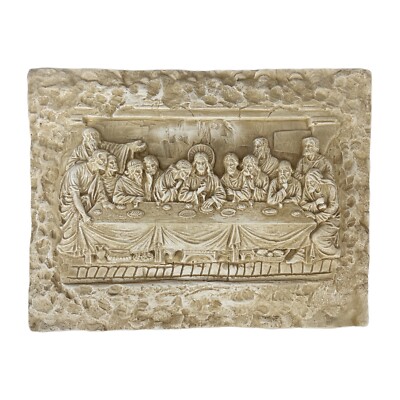 The Last Supper Leonardo Da Vinci Painting Christian Art Bas relief Frieze