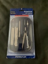 New Staedtler ARCO ALL METAL Metal Compass Set