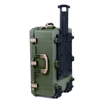 OD Green & Tan Pelican 1650 case. Comes no foam - empty. Comes