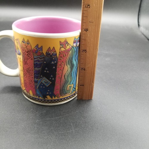 3 tazas Laurel Burch de colección - gatos felinos 3 estilos cosas míticas, fantásticas y salvajes - Imagen 18 de 19