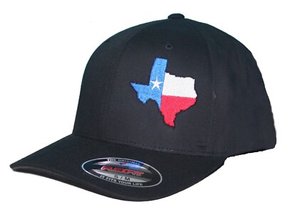 Texas State Flag Flexfit Fitted Hat Cap S/M L/XL XL/XXL
