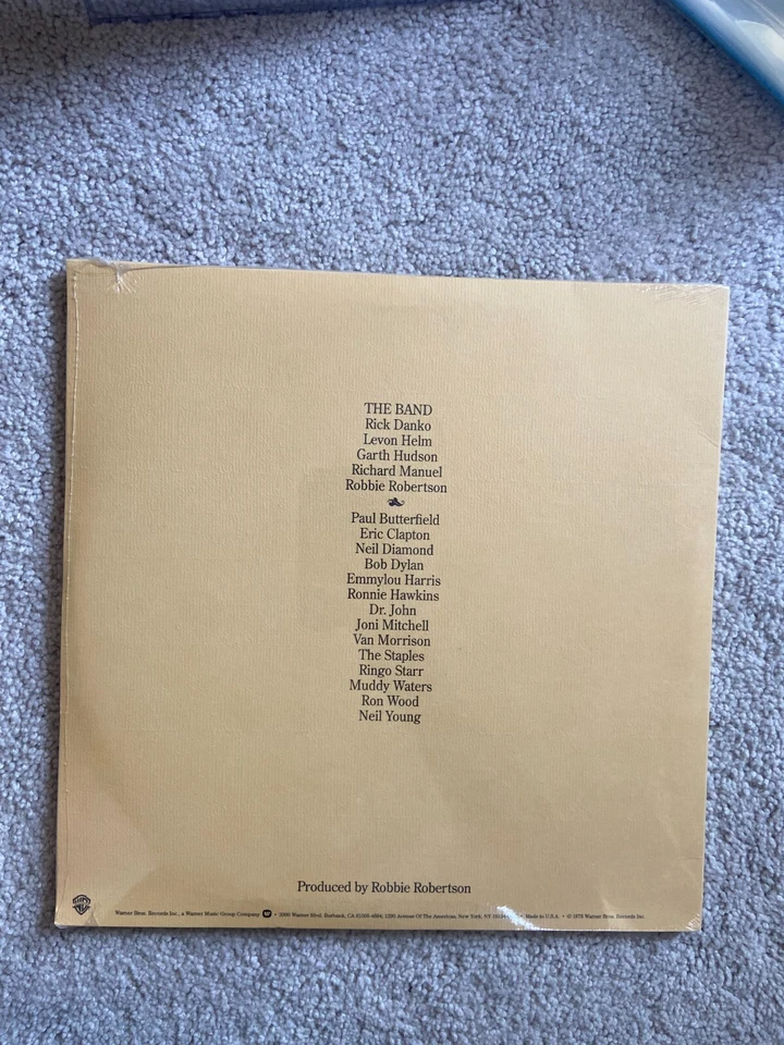 The Band Last Waltz 3LP Set Landmark Farewell Concert Rhino Vinyl Record Sealed - Image 3 of 3