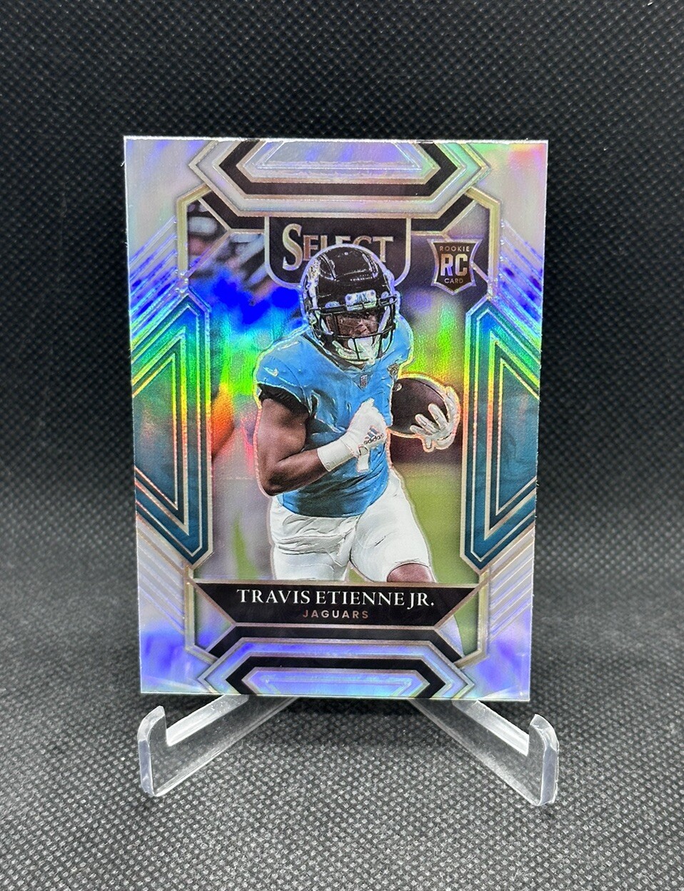 2021 Select Travis Etienne Jr Club Level Silver Prizm Rookie RC #254 Jaguars🔥