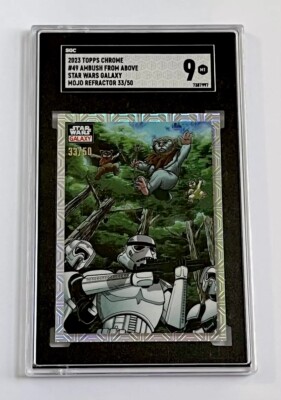 スターウォーズ rogue One Chrome Galaxy mojo 2023 Star Wars Chrome Galaxy Mojo Refractor Ambush From Above 33