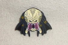 Predator Open Mouth Horror Metal Enamel Pin