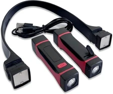 Rechargeable Neck Light with LED Lamps, Hands-Free Lighting, Micro USB Charging