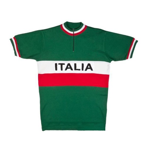 Retro ITALY cycling Short Sleeve Jersey mens Cycling Jersey Cycling Shirt Tops - Picture 8 of 8