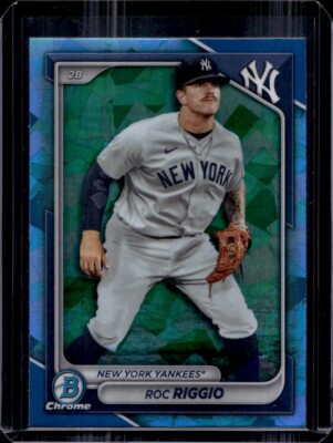 Garrett Riggio 2024 Bowman Sapphire Edition - Chrome Prospects #BCP-70 Roc Riggio (RC ...