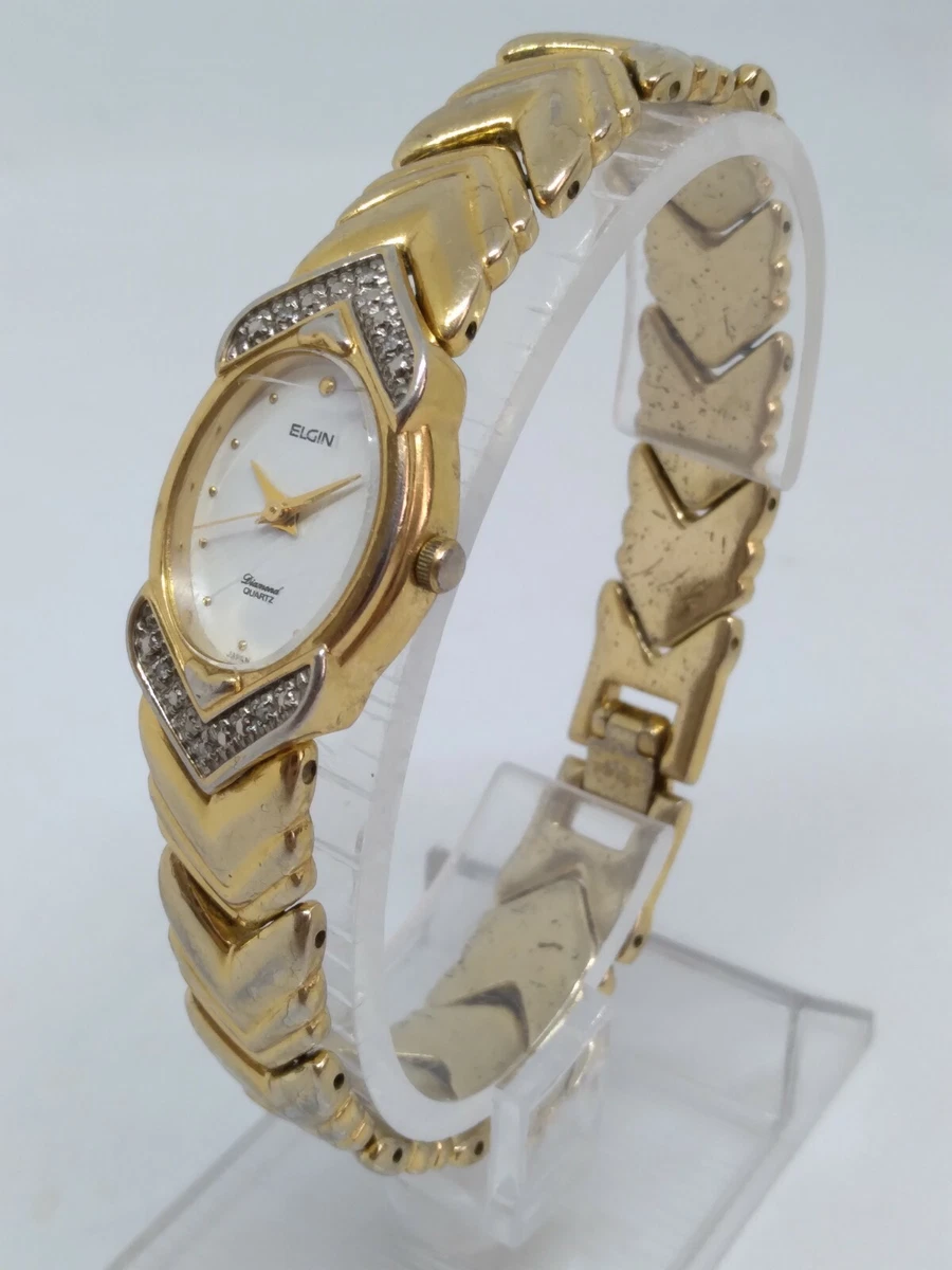 Elgin women's diamond clearance watch