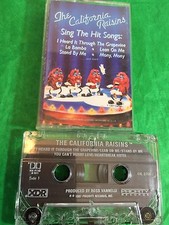 The California Raisins Sing The Hits 1986 Cassette Tape Music Vintage