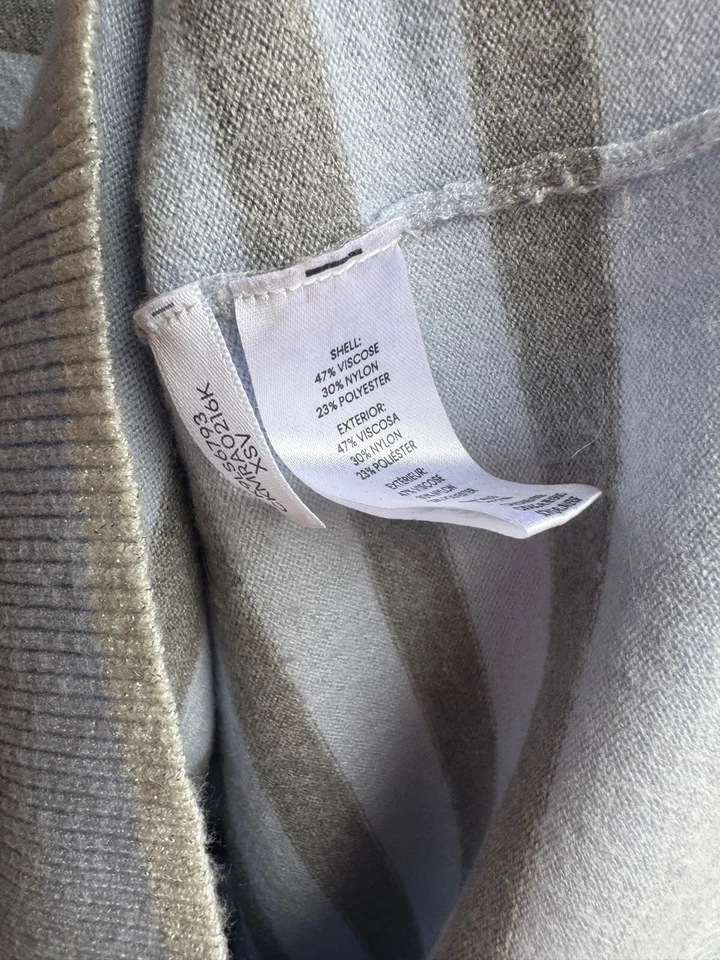 Calvin Klein Long Sleeve Striped Sweater Women's Size M - Image 4 of 4