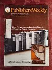Rare PUBLISHERS WEEKLY Magazine January 3 1977 Dutton John McPhee