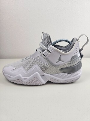Size 8.5 _Nike Jordan Westbrook One Take Shoes Men's White/Grey_NEW!!!
