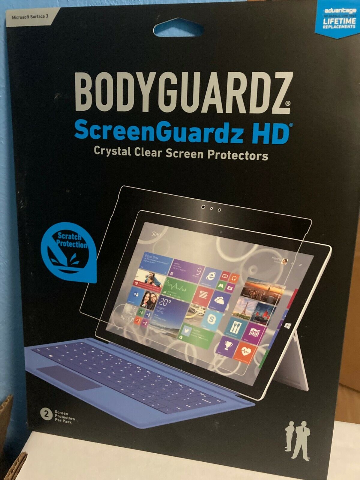 BodyGuardz Screen Guardz HD Crystal Clear Screen Protector Microsoft Surface 3 
