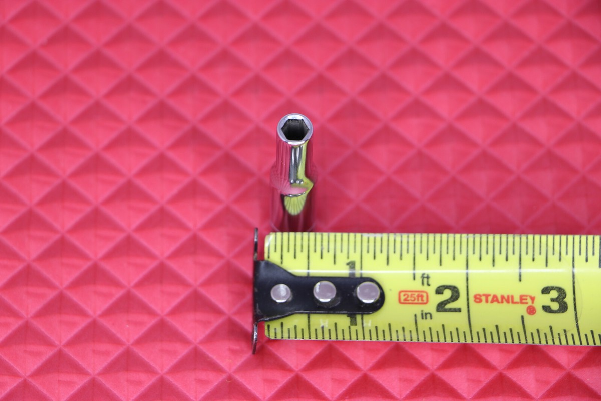 Vintage Craftsman 7/32'' SAE Deep 6 Point 1/4'' Dr. Socket -V