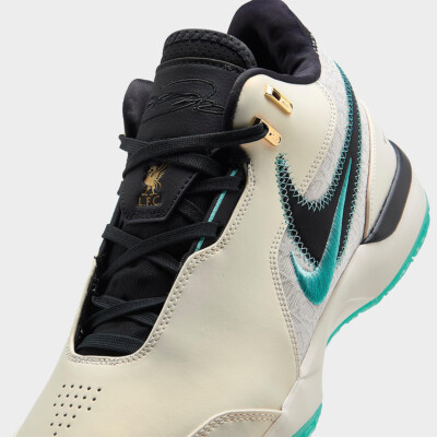 Nike Lebron NXXT Gen AMPD - Scarpe Da Basket FJ1566-101 - Colore Marrone Chiaro/Verde Acqua/Oro Metallizzato (Taglia 40.5 EU) - 5