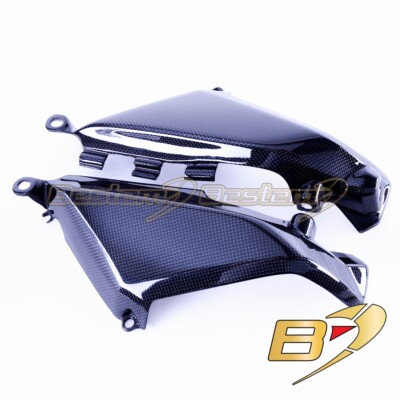 Ducati 696 796 1100 Carbon Fiber Radiator Side Cover Fairing Cowl Panel Shroud