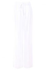 White straight trousers with drawstring Size 2, 4, 6, 8, 10 US Fashionable NEW