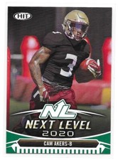 2020 SAGE Hit Premier Draft Cam Akers Next Level Rookie Card. rookie card picture
